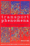 Cover: Transport Phenomena in Microgravity - New York Academy of Sciences