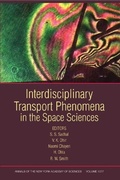 Cover: Interdisciplinary Transport Phenomena in the Space Sciences, Volume 1077 - Wiley
