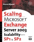Cover: Microsoft (R) Exchange Server 2003 Scalability with SP1 and SP2 - Digital Press