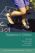 Cover: Resilience in Children, Volume 1094 - Wiley