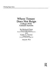 Enlarge image Cover: Where Tenure Does Not Reign - Stylus Publishing