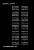 Cover: Critical Views of September 11 - New Press