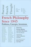 Cover: French Philosophy Since 1945 - The New Press