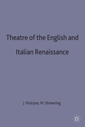 Cover: Theatre of the English and Italian Renaissance - Palgrave Macmillan