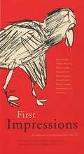 Cover: First Impressions - University of Alberta Press