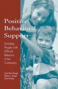 Enlarge image Cover: Positive Behavioral Support - Brookes Publishing Co