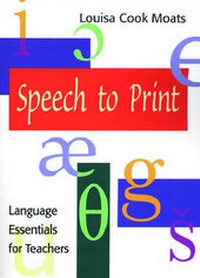 Enlarge image Cover: Speech to Print - Brookes Publishing Co