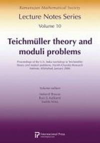 Enlarge image Cover: Teichmuller Theory and Moduli Problems - International Press of Boston Inc