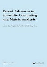 Enlarge image Cover: Recent Advances in Scientific Computing and Matrix Analysis - International Press of Boston Inc
