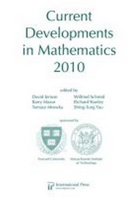 Enlarge image Cover: Current Developments in Mathematics, 2010 - International Press of Boston Inc