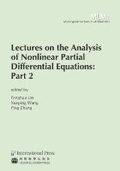 Cover: Lectures on the Analysis of Nonlinear Partial Differential Equations - International Press of Boston Inc