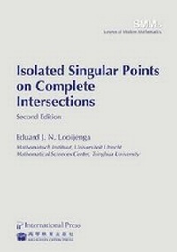 Abbildung von: Isolated Singular Points on Complete Intersections - International Press of Boston Inc