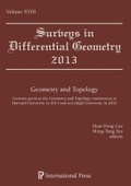 Bild: Surveys in Differential Geometry 2013 - International Press of Boston Inc