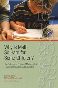 Enlarge image Cover: Why Is Math So Hard for Some Children? - Brookes Publishing Co