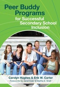 Cover: Peer Buddy Programs for Successful Secondary School Inclusion - Brookes Publishing Co