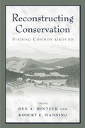 Cover: Reconstructing Conservation - Island Press