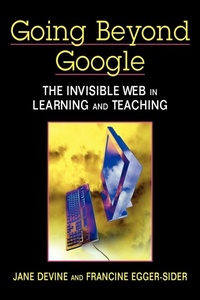 Enlarge image Cover: Going Beyond Google - Neal-Schuman Publishers Inc