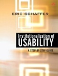 Cover: Institutionalization of Usability - Addison Wesley