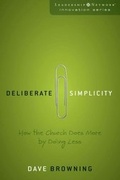 Cover: Deliberate Simplicity - Zondervan