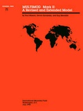 Cover: Multimod Mark II : a Revised and Extended Model A Revised and Extended Model - International Monetary Fund (IMF)