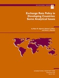 Cover: Exchange Rate Policy in Developing Countries : Some Analytical Issues Some Analytical Issues - International Monetary Fund (IMF)