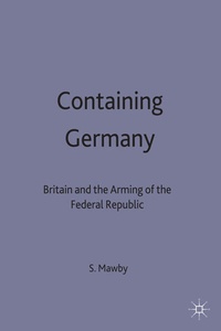 Enlarge image Cover: Containing Germany - Palgrave Macmillan
