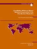 Cover: Credibility without Rules? Monetary Frameworks in the Post-Bretton Woods Era - International Monetary Fund (IMF)