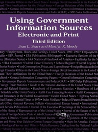 Abbildung von: Using Government Information Sources - Greenwood Press