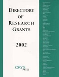 Cover: Directory of Research Grants 2002 - Oryx Press Inc