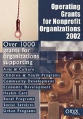 Cover: Operating Grants for Nonprofit Organizations 2002 - Oryx Press Inc
