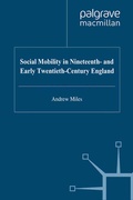 Cover: Social Mobility in Nineteenth- and Early Twentieth-Century England - Palgrave Macmillan