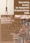 Cover: Operating Grants for Nonprofit Organizations 2003 - Oryx Press Inc