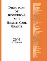 Enlarge image Cover: Directory of Biomedical and Health Care Grants 2004 - Oryx Press Inc