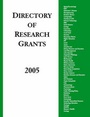 Cover: Directory of Research Grants 2005 - Oryx Press Inc