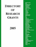 Cover: Directory of Research Grants 2005 - Oryx Press Inc