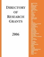 Cover: Directory of Research Grants 2006 - Oryx Press Inc
