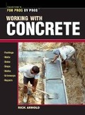 Cover: Working with Concrete - Taunton Press Inc