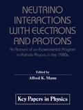 Cover: Neutrino Interactions with Electrons and Protons - American Institute of Physics
