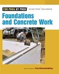 Cover: Foundations and Concrete Work - Taunton Press Inc