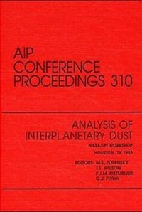 Abbildung von: Analysis of Interplanetary Dust NASA / LPI Workshop - American Institute of Physics