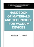 Cover: Handbook of Materials and Techniques for Vacuum Devices - American Institute of Physics