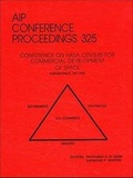 Cover: Conference on NASA Centers for Commercial Development of Space - American Institute of Physics