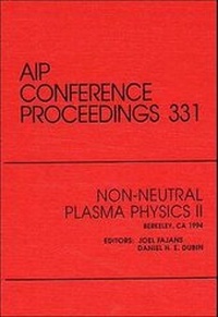 Abbildung von: Non-Neutral Plasma Physics - American Institute of Physics