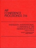 Cover: Thirteenth International Conference on Thermoelectrics - American Institute of Physics