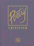 Cover: Poetry Criticism, Volume 158 - Taft Group,The,U.S.