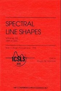 Abbildung von: Spectral Line Shapes - Volume 10 - 14th ICSLS - American Institute of Physics