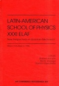Cover: Latin-American School of Physics XXXI ELAF - American Institute of Physics