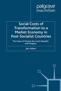 Cover: Social Costs of Transformation to a Market Economy in Post-Socialist Countries - Palgrave Macmillan