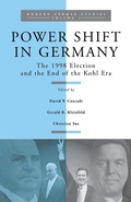Cover: Power Shift in Germany - Berghahn Books, Incorporated