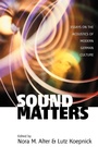 Cover: Sound Matters - Berghahn Books, Incorporated